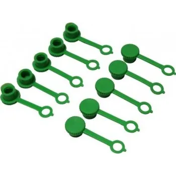 Krytka Mazací Vsuvky Zelená 10ks. MZR 36145