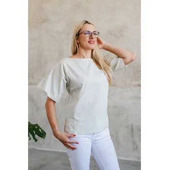 Dámská tunika Dámská tunika POPLIN ivory - TUPOIVXS