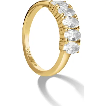 Prsten Rosefield Třpytivý pozlacený prsten se zirkony JRFO 56 mm + 2 měsíce na vrácení zboží