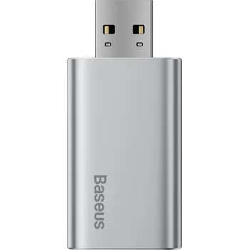 Baseus USB Flash Drive 32GB with USB charger for laptop, computer and car (silver) - expresní doprava
