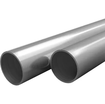 Sada nářadí vidaXL Marketos Trubky z nerezové oceli 2 ks kulaté V2A 2 m Ø48 x 1,8 mm