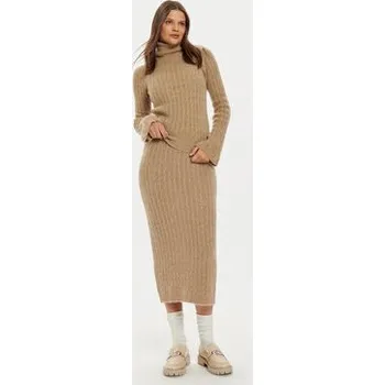 Dámská sukně Liu Jo Midi sukně WF4391 MA43P Béžová Regular Fit M