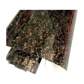 Polep vozidla Forged Karbonová zlatá auto wrap fólie 152x300cm - interiér/exteriér