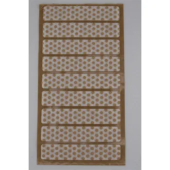 Podložka pod nábytek Samolepicí filc-obdélníkový, 15x100mm (9ks/arch)-bílý