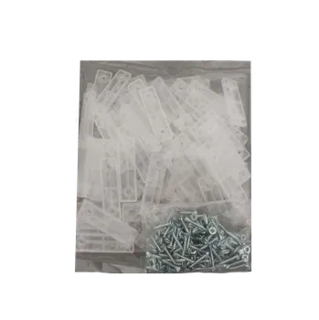 Nábytkové kování Balíček: kluzák k našroubování 238 transparentní 100ks + vrut 3x16mm 200ks