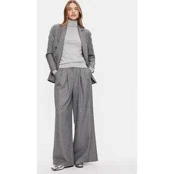 Pánské kalhoty Haveone Kalhoty z materiálu PVI-M061 Šedá Regular Fit L