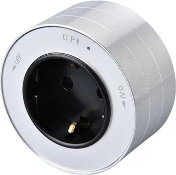 Elektrická zásuvka Zásuvkový modul Viking A40S, stříbrná/výstupy - 1xAC/výkon až 2500W/230V,16A,50Hz/Zásuvka typu E