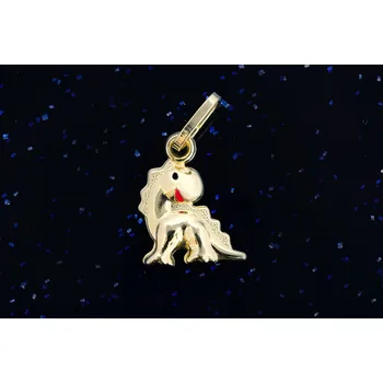 Přívěsek Zlatý přívěsek dráček P097, Au 585/1000 14kt, 0,35g (dráček P097, 14kt, 0,35g)