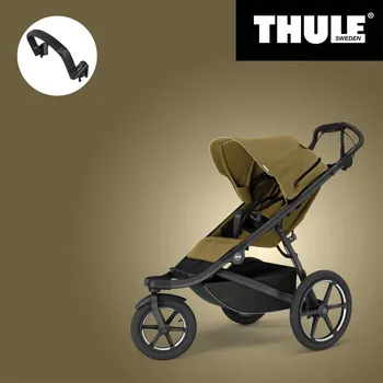 Přeprava dětí Akční set THULE URBAN GLIDE 3 NUTRIA GREEN SINGLE + Madlo