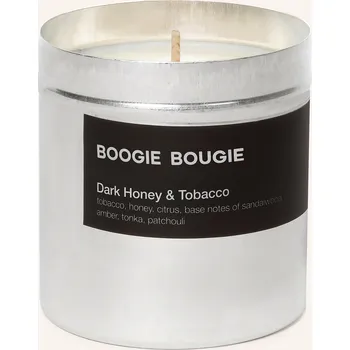 Svíčka Boogie Bougie Vonná Svíčka Dark Honey &Amp; Tobacco, stříbrná...