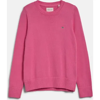 Dámský svetr SVETR GANT CLASSIC COTTON C-NECK CANDY PINK