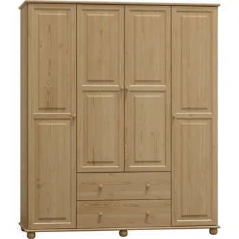 Šatní skříň Slevadoma Šatní skříň 76 Klasik Barva: Moření olše, Šířka: 160 cm