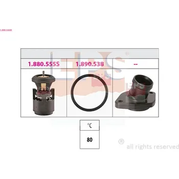 Chladič motoru Termostat, chladivo EPS 1.880.560K