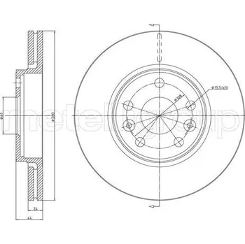 Brzdový kotouč Brzdový kotouč CIFAM 800-1563C