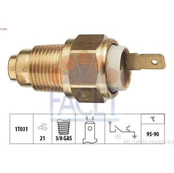 Autoelektrika Teplotní spínač, větrák chladiče FACET 7.5226