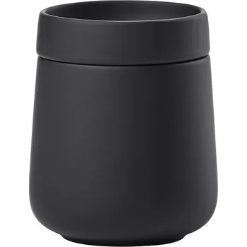 Koupelnová předložka Zone Denmark Černý kameninový koupelnový organizér Nova One