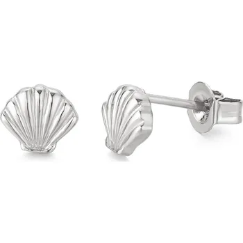 Náušnice Troli Módní ocelové náušnice mušle VEDE0149 S + 2 měsíce na vrácení zboží