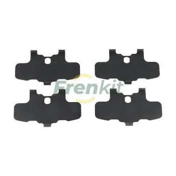 Brzdový komplet Protihluková folie, brzdové oblożení (posunovací deska) FRENKIT 940241