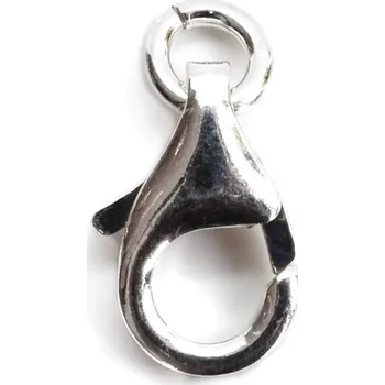 Stříbrná karabinka 1ks - Varianta 2