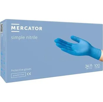 Pracovní oblečení Rukavice nitril SAFE modré bezprašné vel. M, 100ks