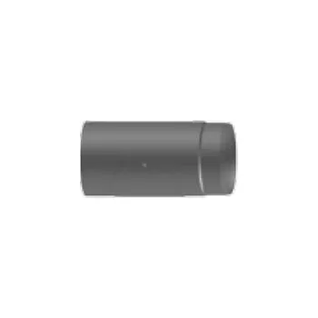 Kouřovod Karl Roura s čistícím otvorem 250mm / 200mm (síla 2mm) - černá