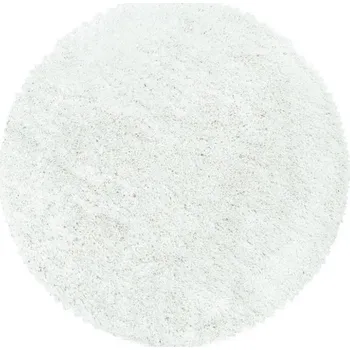 Koberec Kusový koberec FLUFFY 3500 White kruh Rozměr: 120x120 cm