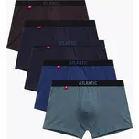 Sada 5 boxerek Atlantic One 5SMH-004/24 A'5 M-2XL Velikost: 2XL, Barva: šedá/modrá/tmavě modrá