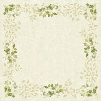 Jednorázový ubrus Ubrus 84 x 84 cm BioDunicel PAISLEY LEAVES (20 ks)