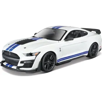 autíčko Maisto - 2020 Mustang Shelby GT500, bílá, 1:18