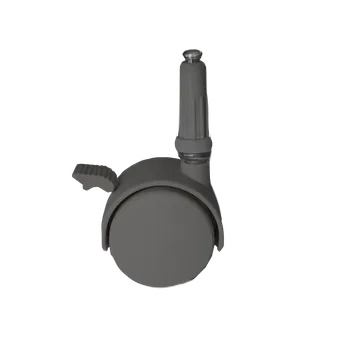 40mm kolečko-s brzdou (8mm čep+pl.insert)-šedé