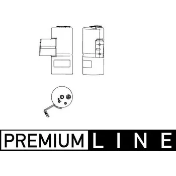 Sušič klimatizace Susarna, klimatizace MAHLE AD 225 000P