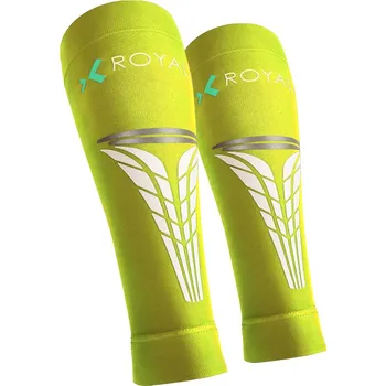Cyklistické návleky ROYAL BAY Extreme - Kompresní lýtkové návleky - Limetka/S