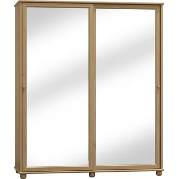 Šatní skříň Slevadoma Šatní skříň 81 Klasik Barva: Moření dub, Šířka: 90 cm