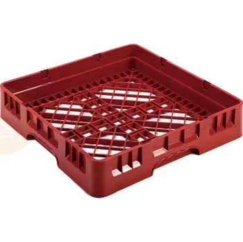 Univerzální čisticí prostředek Základní koš na sklo, max. výška skla: 70 mm, červený | AMERBOX, 877593