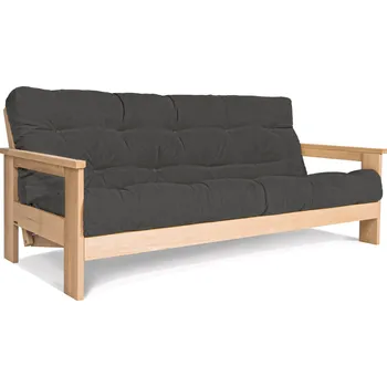 Pohovka Rozkládací pohovka MEXICO 02 210 cm z masivu/šedá