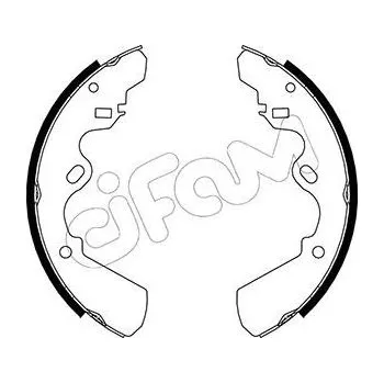 Auto-moto Sada brzdových čelistí CIFAM 153-190