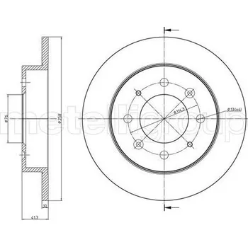 Brzdový kotouč Brzdový kotouč CIFAM 800-1122C