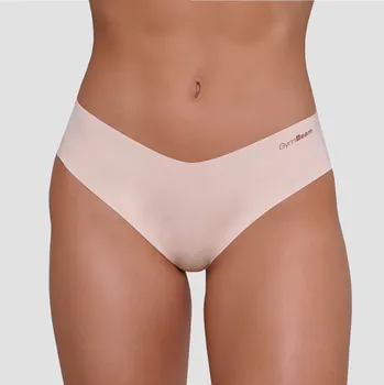 Kalhotky GymBeam Bezešvé kalhotky Classic 3Pack Beige S