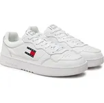 Tommy Jeans Sneakersy Tjm Cupsole Leather Ess EM0EM01443 Bílá 43