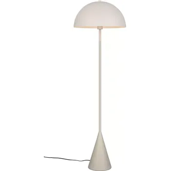 Stojací lampa Trio Leuchten 465000176 ALFIE - Moderní stojací lampa v jemně šedé barvě, 1 x E27, 130cm (Obýváková moderní lampa s nášlapným vypínačem na kabelu)