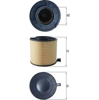 Filtr do auta Vzduchový filtr MAHLE LX 4406