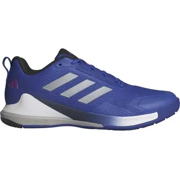 Pánská sportovní obuv Pánská sálová obuv adidas NOVAFLIGHT 2 M 11.5 Modrá, Bílá