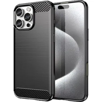 Pouzdro na mobilní telefon Kryt iPhone 16 Pro Armored Carbon černý