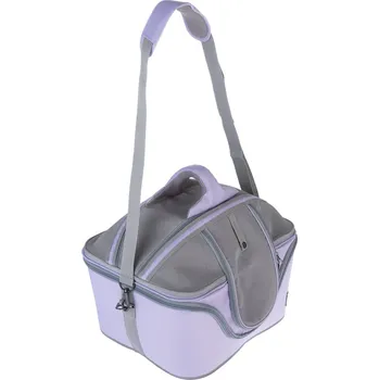 Taška pro psa a kočku TIAKI přenosná taška levandulová 46x36x35cm pro kočky