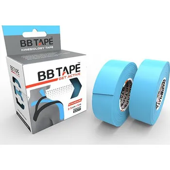 Tejpovací páska Kineziologický tejp BB Tape 2,5 cm Barva: modrá
