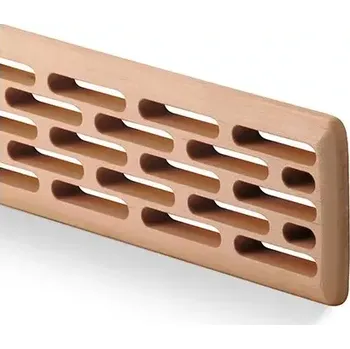 Větrací mřížka Větrací mřížka dřevěná s frézováním cik-cak - buk