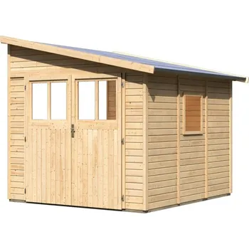 Zahradní stavba Dřevěný zahradní domek BOMLITZ 238x268 cm Lanitplast