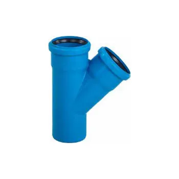 Kanalizační potrubí Magnaplast 45° T-kus pro nízkohlučnou vnitřní kanalizaci UdBEA 160/110mm (146485)