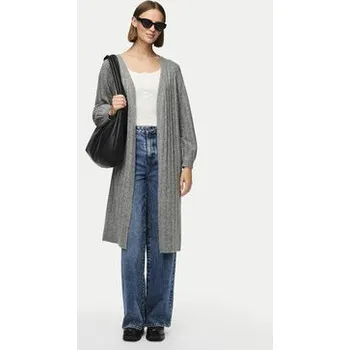 Dámský svetr Pieces Kardigan Maggy 17150959 Šedá Loose Fit M