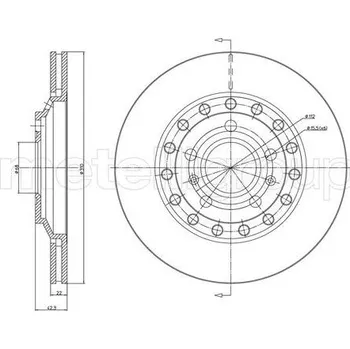 Brzdový kotouč Brzdový kotouč CIFAM 800-1121C